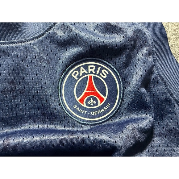 Paris Saint Germain x Air Jordan PSG Mesh Jersey Men's XL Navy Blue - Picture 5 of 13
